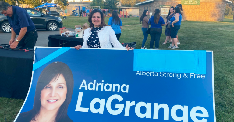 Alberta Education Minister Adriana LaGrange holds UCP nomination