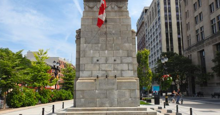 EXCLUSIVE: Hamilton police investigating war memorial cenotaph vandalism