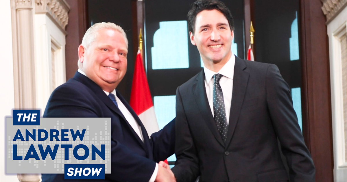 The Andrew Lawton Show | Trudeau told Ford police didn't need more "tools" to deal with protests