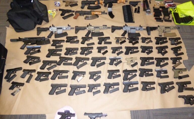 Toronto firearms trafficking bust seizes trove of illegal firearms