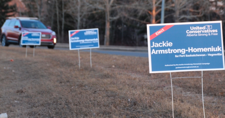 Calgary wants to limit election signs, citing single-use plastics ban