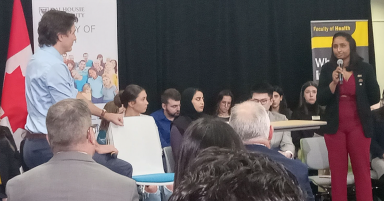 Trudeau tells student gathering that easing international student tuition is not a priority