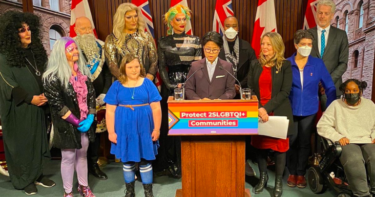Ontario NDP want to restrict protests against drag queen story times