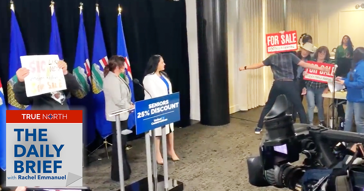 The Daily Brief | Was the NDP behind the protest of Smith’s campaign event?