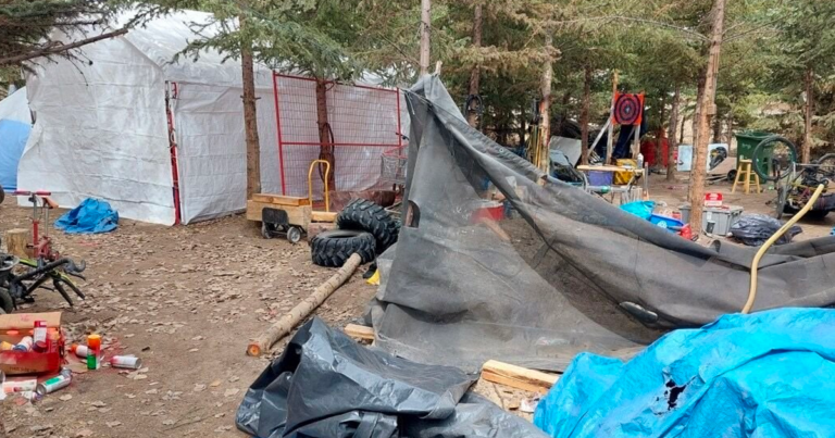 Weapons found at Calgary homeless encampments amid crime wave