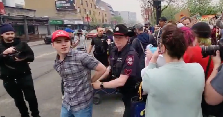 Calgary police arrest teen Josh Alexander after confrontation with trans activists