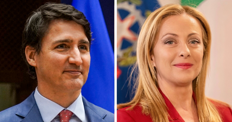Trudeau lectures Italy’s Meloni on her opposition to gender-ideology