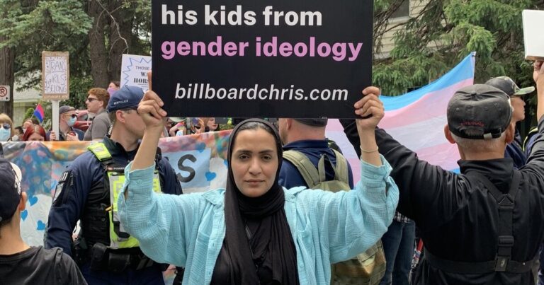 “Leave our kids alone” Ottawa’s Muslim community joins protest against gender ideology