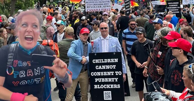 ‘Leave the kids alone!’ The largest protest against gender ideology in Canadian history