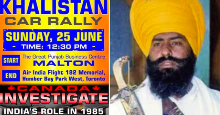 Khalistan rally accused of honouring Canada’s Air India terrorist mastermind