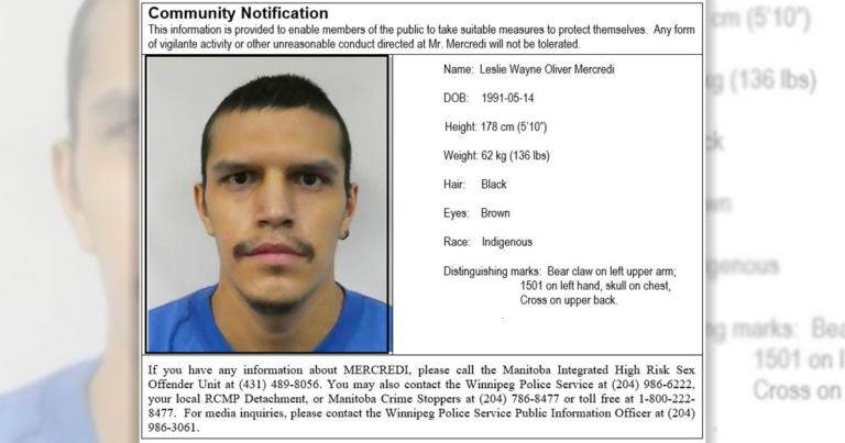 High-risk Winnipeg child molester released into public after short prison term