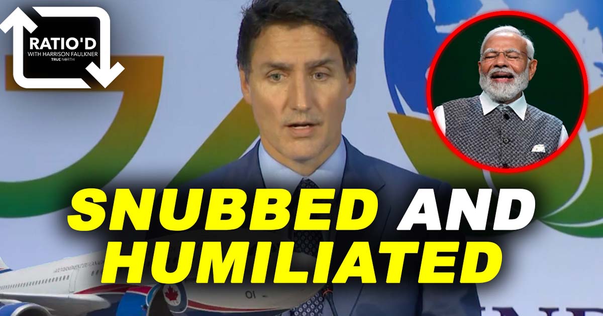 Ratio'd | Trudeau HUMILIATED AGAIN! Another disastrous India trip