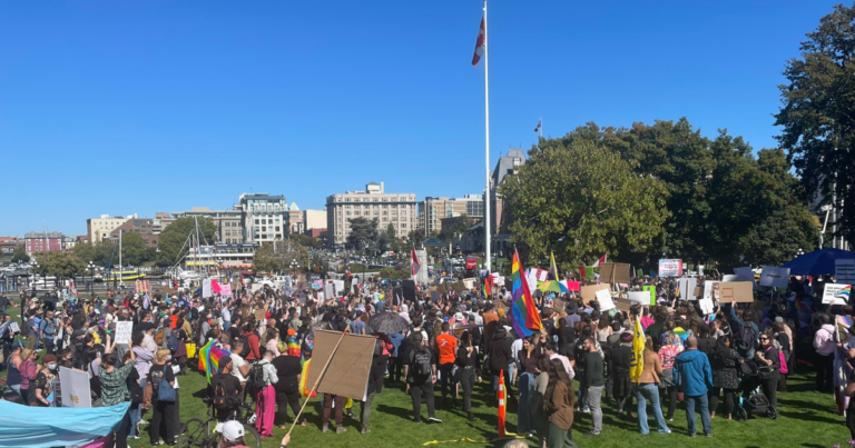 Police shut down Victoria parental rights march within 15 minutes
