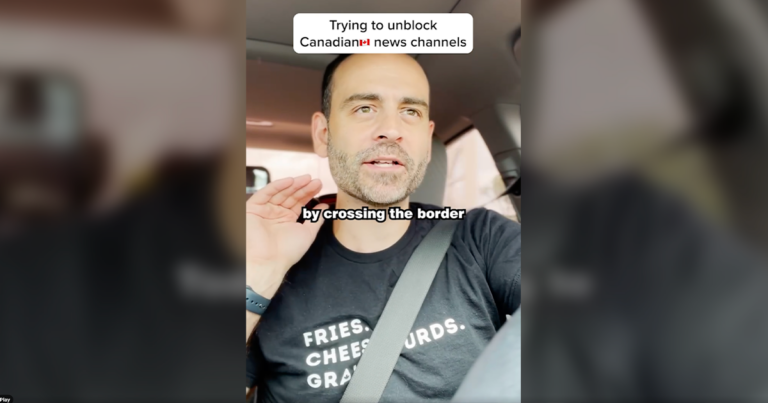 Ontario man crosses U.S. border to read Canadian news on social media