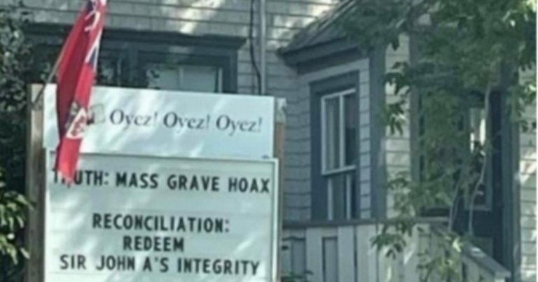 SHEPHERD: PEI councillor under siege for “mass grave hoax” sign speaks out