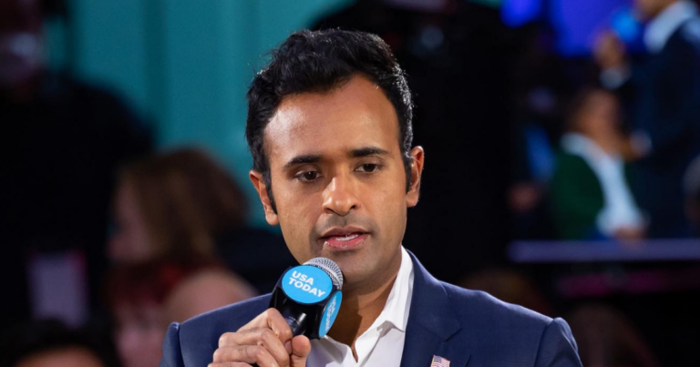 Republican candidate Vivek Ramaswamy wants a border wall with Canada