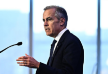 Chinese president Xi Jinping meets with former Bank of Canada governor Mark Carney