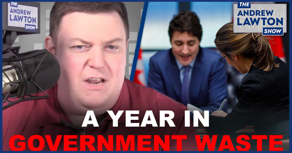The Andrew Lawton Show | Sex toys, bus blankets, and beef carpaccio – a year in government waste