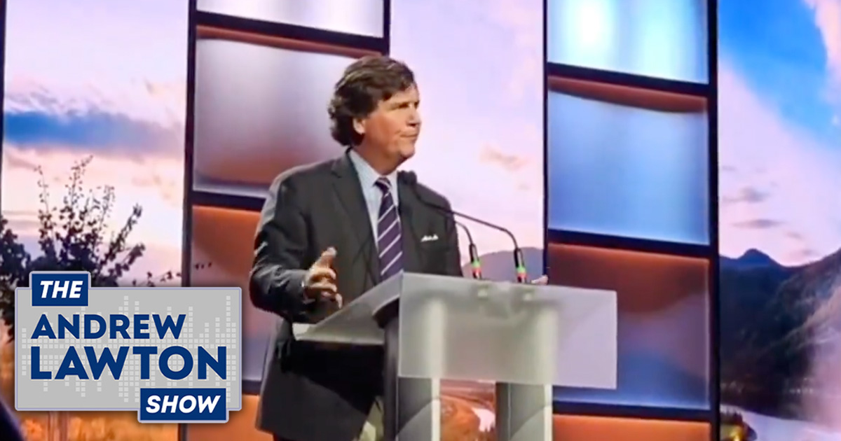 LAWTON: Tucker Carlson comes to ‘liberate’ Canada (ft. Rachel Emmanuel)