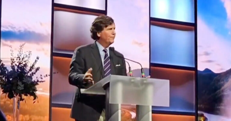 LAWTON: Tucker Carlson comes to ‘liberate’ Canada (ft. Rachel Emmanuel)