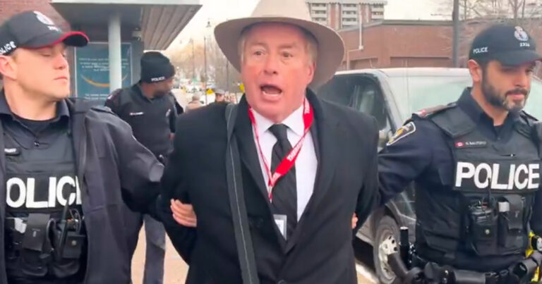 LAWTON: Journalist arrested while questioning Chrystia Freeland (ft. David Menzies)