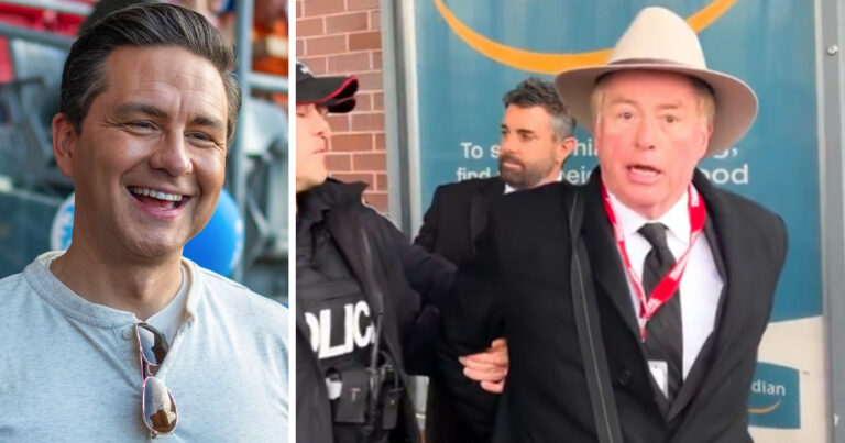 “This is the state of freedom of the press,” Poilievre says of journalist’s arrest