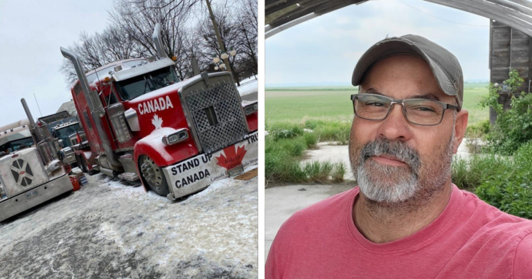 Convoy organizer sues government over frozen bank account