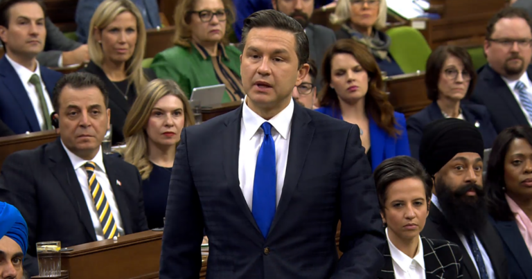 Poilievre says strong criminal laws will protect children, not censoring opinions
