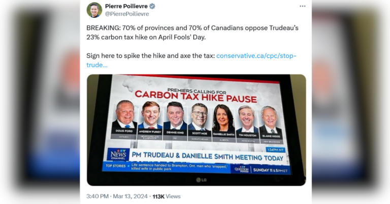 Seven out of 10 provincial premiers are now calling for carbon tax relief