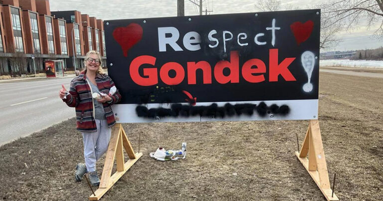 Women who defaced “Recall Gondek” sign must do first-time offender program