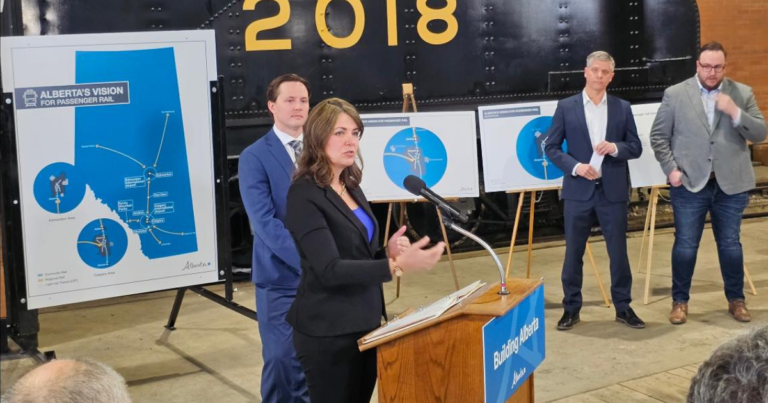 Alberta proposes commuter rail plan to connect the province 