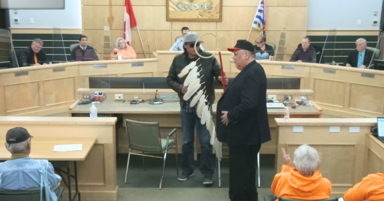 “You’re not welcome here” Quesnel councillor tells residential school book contributor in chaotic meeting