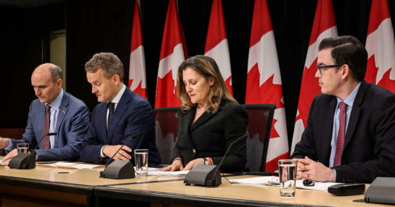 Freeland says capital gains tax is “fair” way to fund Liberal spending