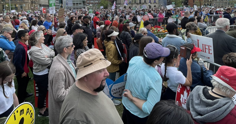 Pro-life Canadians descend on Parliament Hill to demand end to abortion