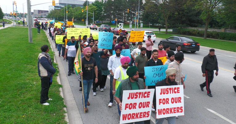 Ratio’d | Indian students in Brampton DEMAND work permit extensions at protest