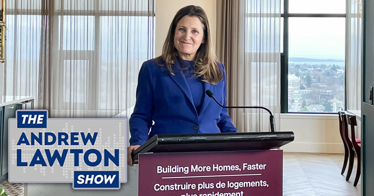 LAWTON: Chrystia Freeland takes aim at Canadian doctors