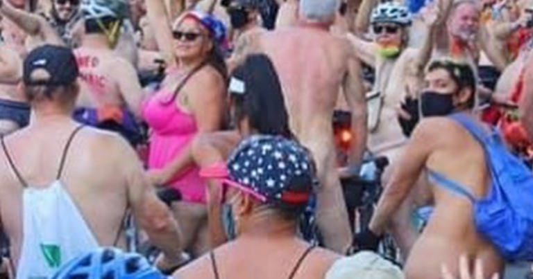 World Naked Bike Day streaks through Toronto 