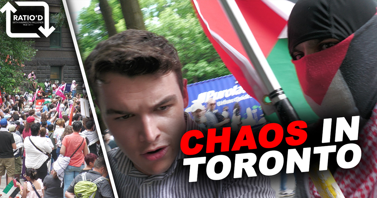 Ratio’d | Pro-Palestine protesters ERUPT in downtown Toronto | True North