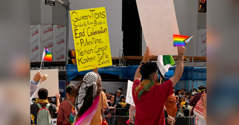 “Queer liberation is Palestinian liberation”: Atlantic Pride orgs pledge support for Palestine 