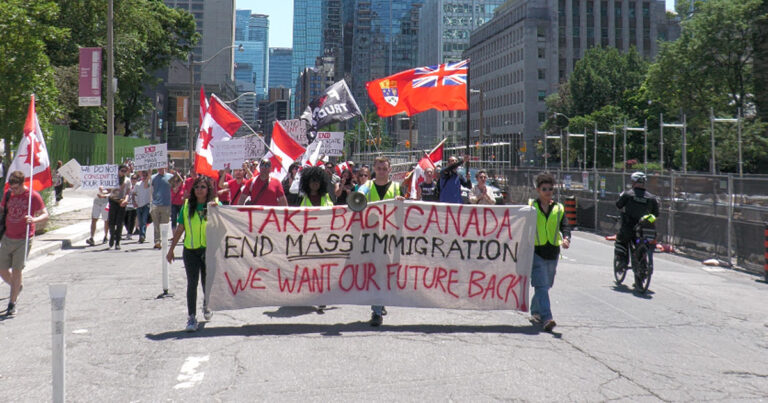 Ratio’d | “TAKE BACK CANADA!” Canadians protest MASS IMMIGRATION on Canada Day
