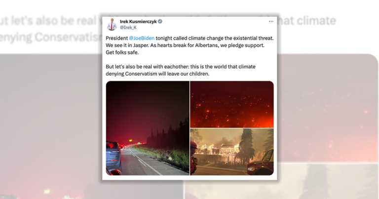 Liberal MP criticized for X post politicizing Jasper wildfire 
