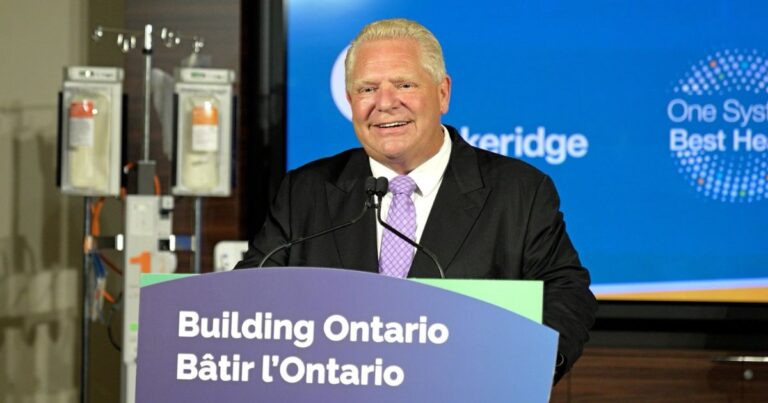 Premier Doug Ford has overseen two out of three of Ontario’s highest provincial spending years: study