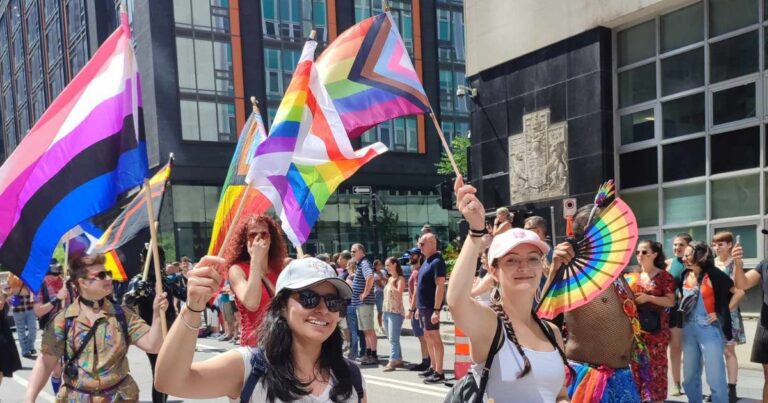 No arrests after anti-Israel protesters clash with police and disrupt Montreal Pride parade 