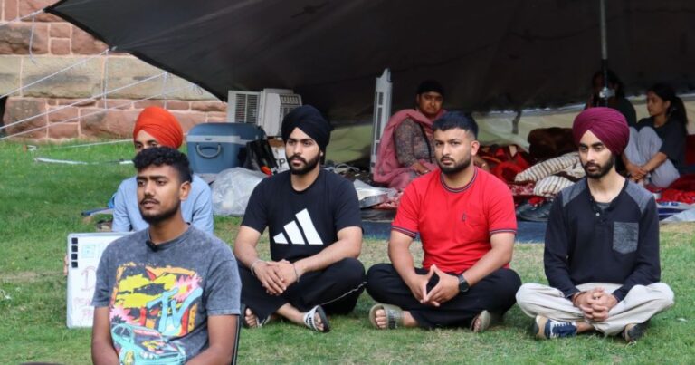 Tent fire at PEI, immigration protest encampment, determined to be an “accident” 