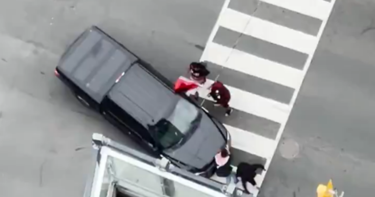 No charges for driver arrested after driving through protest blockade in Toronto