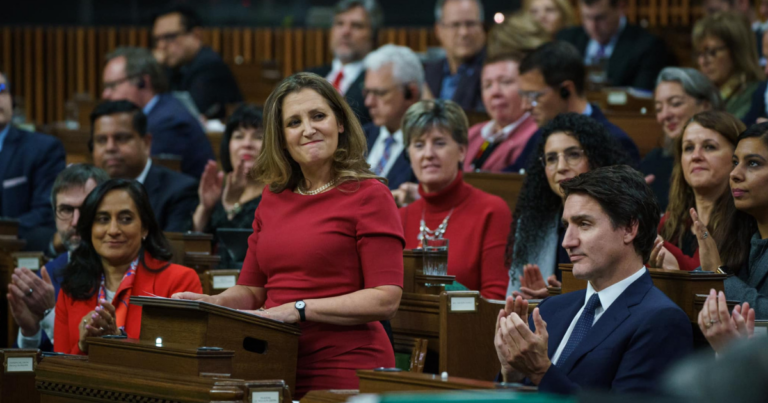 Chrystia Freeland calls out “costly political gimmicks” as she resigns from cabinet
