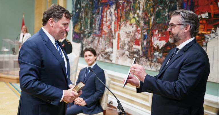 Dominic LeBlanc sworn in as finance minister after Freeland’s resignation