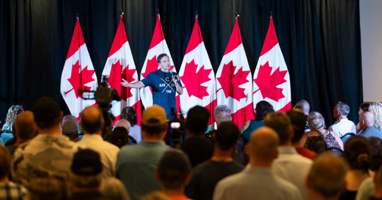 Poilievre says Canada needs a leader with “brains and backbone” to defeat Trump tariffs