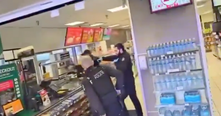 Stabbing spree suspect shot by police in 7-Eleven standoff in Vancouver