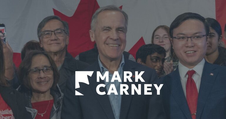 Mark Carney quietly changes campaign logo after trademark dispute